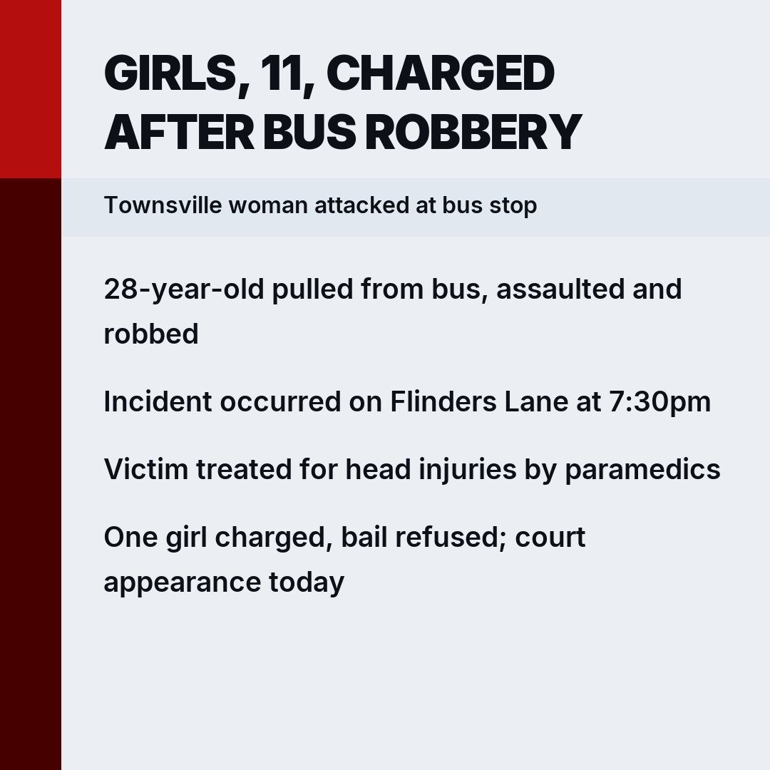 Girls Arrested Over Brutal Bus Robbery in Townsville - Second Image
